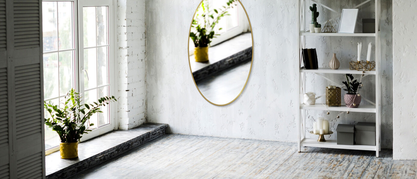 Rundes Spiegel oder Goldener Rahmen – modische Spiegel 2020