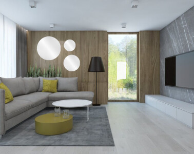 Minimalistische Spiegel eignen sich auch gut für eine Inneneinrichtung